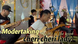 cheri cheri lady  modertaking  live band wedding  JON NIE ORGAN  0328794880 [upl. by Eirrot]