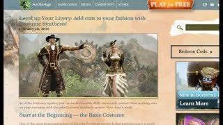 Archeage Costume Synthesis Guide stats for your costumes [upl. by Aisile4]