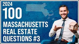 Massachusetts Real Estate Exam 3 2024 100 Questions with Explained Answers [upl. by Munroe]