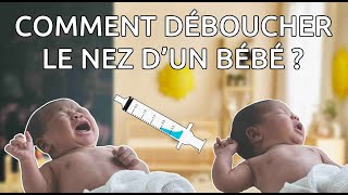 Comment déboucher le nez un bébé  La DRP [upl. by Akinihs734]