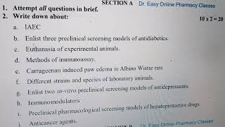 Pharmacology and toxicology screening methods1 201920 MPL103T MPharm 1st year 1st sem AKTU LKO UP [upl. by Swayder]