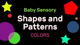 Calming Baby Sensory Animation  Colored Shapes and Patterns for Visual Stimulation [upl. by Liana132]