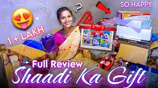 1Lakh Ka Saman Amisha Ko Dehij Mila  Shaadi Ka Gift 🎁😍 [upl. by Ahsiakal]