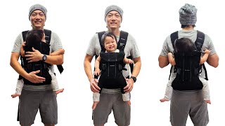 Step By Step How To Use BabyBjörn Baby Carrier One [upl. by Tsenrae]