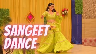 Sangeet Solo Dance Performance  Brides Sister Dance [upl. by Greenberg853]