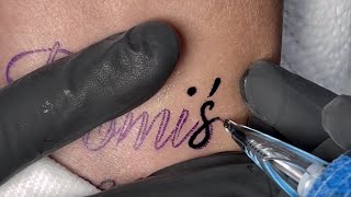 Script Tattoo in Real time [upl. by Pietro]