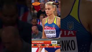 UA Yuliia LEVCHENKO 🇺🇦❤️❤️ World Championships London 2017 spopaW shorts athletics viral [upl. by Ahso]