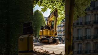 Le Mans triste départ de deux cents arbres en danger [upl. by Dnumde]