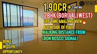 2 bhk Flat Big carpet with Amazing morning amp Evening View for Lifetime🤩🪴 Borivali west youtube [upl. by Nirtiac448]