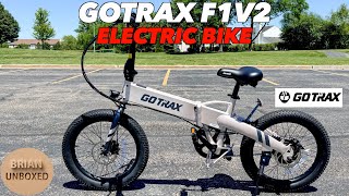 Gotrax F1V2 Electric Bike  Full Review [upl. by Kassaraba983]