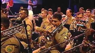 Concerto 150 Anos  Banda da Policia Militar do Parana  Roupa Nova [upl. by Ahsoem979]