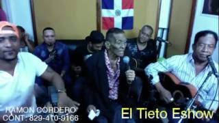 BACHATA  RAMON CORDERO Y EDILIO PAREDES  CONDENADO A LA DISTANCIA EN EL TIETO ESHOW [upl. by Etnaid]