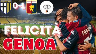 FELICITA GENOA da Monza a Parma 72 giorni dopo ecco una vittoria scacciacrisi firmata GILA e PINA [upl. by Wilbert]