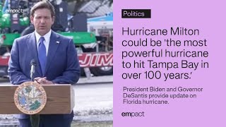 Hurricane Milton could be the most powerful hurricane to hit Tampa Bay in over 100 years’ [upl. by Ydnerb]