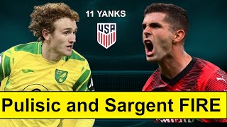 Sargent Pulisic Balogun on Fire l USMNT Top 10 [upl. by Bannon]