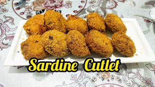 Sardine cutletSardine cutlet recipe in tamilSardin cutletBegedil sardin [upl. by Ahtreb]