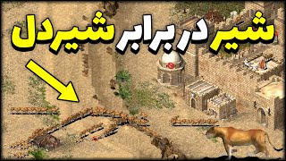 قلعه ریچارد رو با شیرها تسخیر کردم 😂 قسمت 18 جنگ های صلیبی 1 اکستریم  Stronghold Extreme Lionheart [upl. by Venola]