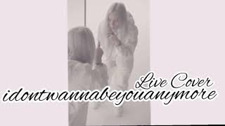 idontwannabeyouanymorelive cover [upl. by Orsa]