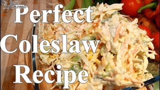 How To Make Perfect Coleslaw Recipe Crunchy Coleslaw  Chef Ricardo Cooking [upl. by Esten]