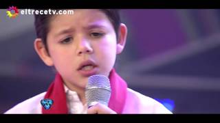 Enoc cantó “Zamba para olvidar” y el público ovacionó al pequeño cantante [upl. by Marcel556]