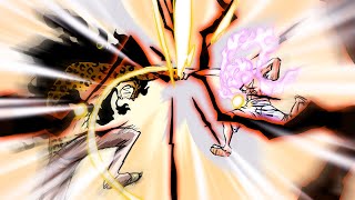 LUFFY GEAR 5 VS AWAKENED LUCCI  FAN ANIMATION  ONE PIECE 1069 [upl. by Aurita]