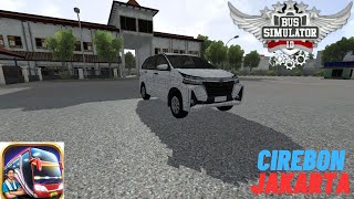 Toyota Avanza 2019 Cirebon  Jakarta  Bus Simulator ID Bussid [upl. by Ademordna]