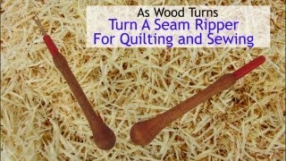 Turn A Seam Ripper For Quilting and Sewing [upl. by Irrot703]