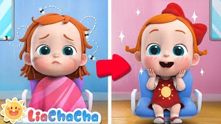 Babys First Haircut  Choose Your Hairstyle  Kids Songs amp Nursery Rhymes  LiaChaCha [upl. by Ollehcram]