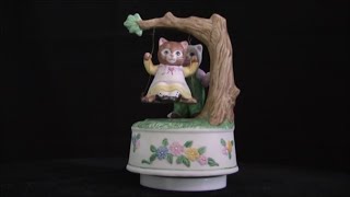 Ginger On A Swing  Playmates Music Box [upl. by Ahsiuq]