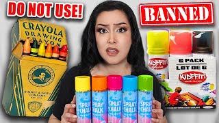 I Tested Art Supplies That Were BANNED [upl. by Grannias]