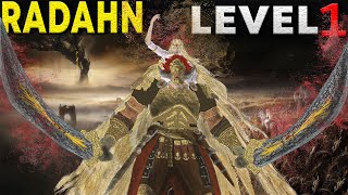 Elden Ring  DLC Radahn Lvl1 Weapon Lvl0 offene Rechnungen begleichen [upl. by Selbbep]