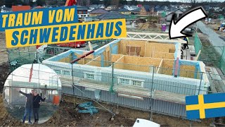 ➤ EIN SCHWEDENHAUS ENTSTEHT Unser Traum vom Schwedenhaus wird wahr I Es geht los 🇸🇪 Eksjöhus [upl. by Hung319]