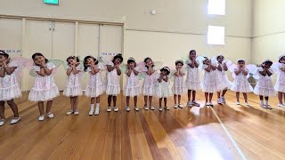 Mildura Malayalee Association  Onam 2024  Graceful performance by the Shimmering Dolls [upl. by Jalbert]