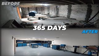 WORKSHOP RENOVATION one year in 23min [upl. by Glialentn]