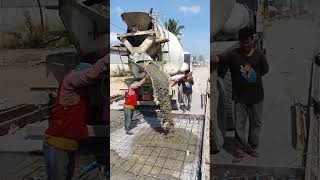 Amazing Concrete Mixer Truck Work [upl. by Aliuqehs]