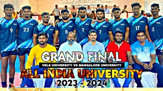 FINAL  VELS UNIVERSITY VS MANGALORE UNIVERSITY  ALL INDIA UNIVERSITY 2023 IN MANGALORE [upl. by Araas203]