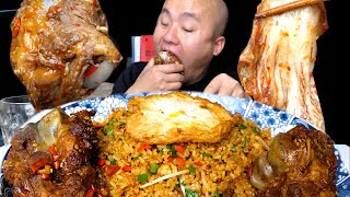 沉浸式吃酱骨炒饭｜Immerse yourself in fried rice with sauce bones [upl. by Akfir]