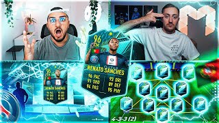 FIFA 22  96 MOMENTS RENATO SANCHES SQUAD BUILDER BATTLE🔥😮 [upl. by Ylecara]