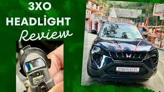 Mahindra 3XO Headlight Review projector halogen stock bulb [upl. by Evonne]