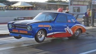 Zoqdi Racing 13B Rotary Mk1 Escort Runs 7s [upl. by Ulises666]