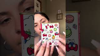 Tapping with Long Nails 💅✨ Hello Kitty Fruit Drops asmr handsounds relaxing [upl. by Ylsel]