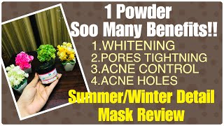 MAGICAL KAOLIN CLAY FOR WHITENINGACNE CONTROLPORES TIGHTNINGACNE HOLES  SUMMERWINTER USES👍👍 [upl. by Annawek]