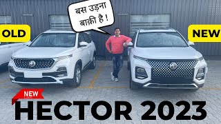 mg hector facelift 2023  features  price  variants  mileage [upl. by Hgielrebmik]