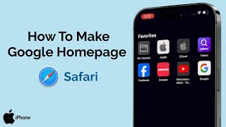 How To Make Google Homepage On Safari iPhone [upl. by Mast317]