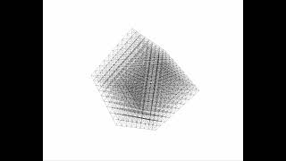 Delaunay Tetrahedralization of 10x10x10 points located in regular grid [upl. by Sue]