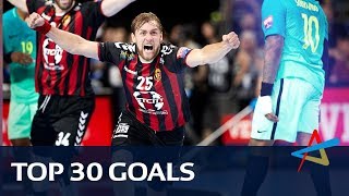 Top 30 goals of the 2017 VELUX EHF Champions League [upl. by Eiger]