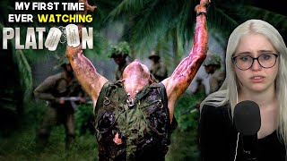 My First Time Ever Watching Platoon  Movie Reaction [upl. by Yesac312]