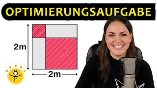 Extremwertaufgaben 9 Klasse – Minimaler Flächeninhalt [upl. by Ayekam]