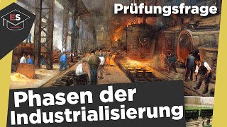 Phasen der Industrialisierung  Wie verlief die Industrielle Revolution Industrialisierung erklärt [upl. by Ferrand]