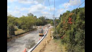 Waldon Road and Clintonville Road roundabout construction 2024 [upl. by Sindee802]